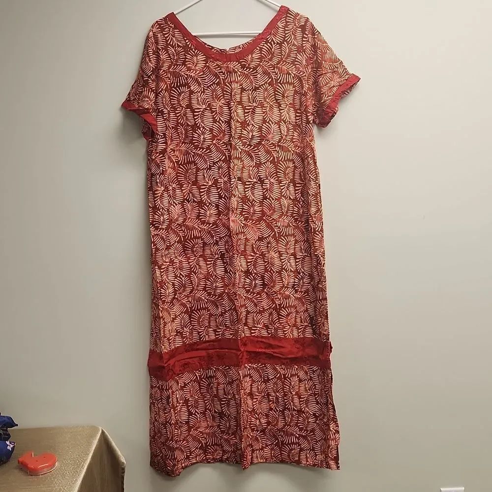 Vintage Ginger Snap Hawaii Tunic Dress XL